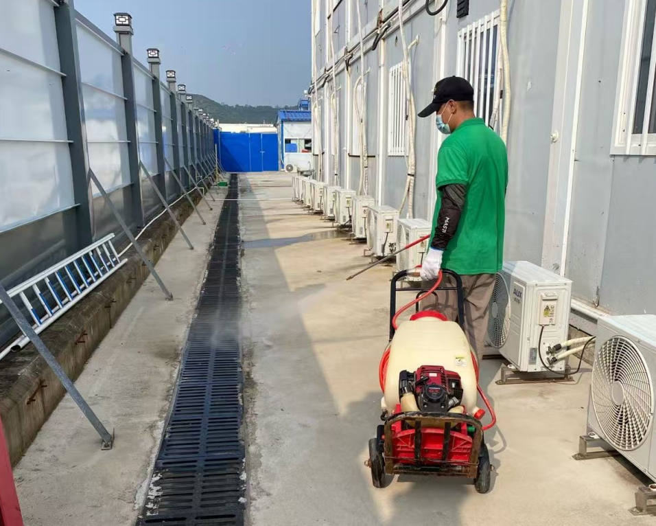 铁军品质护航,匠心守护建设——深圳志丰环境助力中铁六局深航房建项目筑牢蚊虫防线